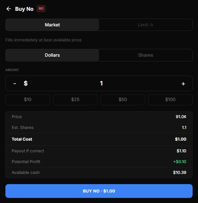 Sidebar buy flow