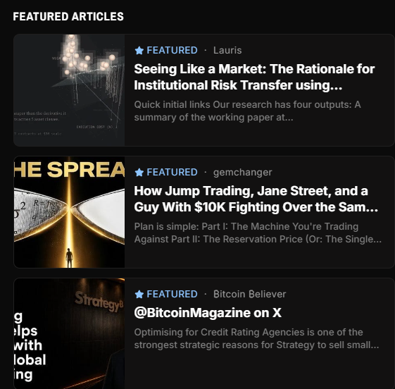 Featured Articles