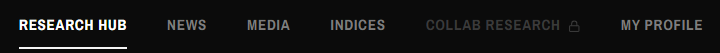 Research Hub tab bar