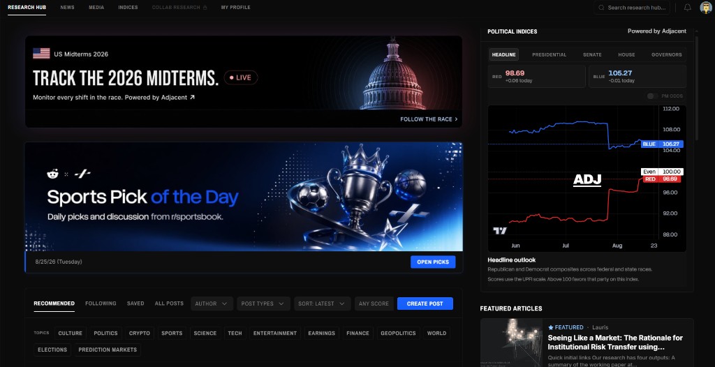 Research Hub feed