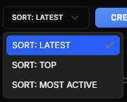 Sort filter